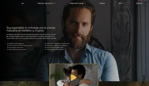 Captura de imagen de una sección del sitio Benjo Podlech