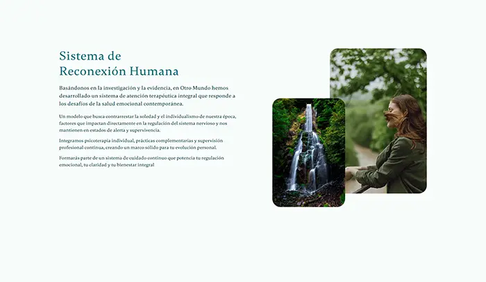 Captura de pantalla del sitio web Otro Mundo