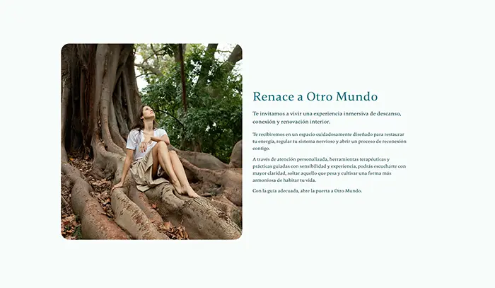 Captura de pantalla del sitio web Otro Mundo